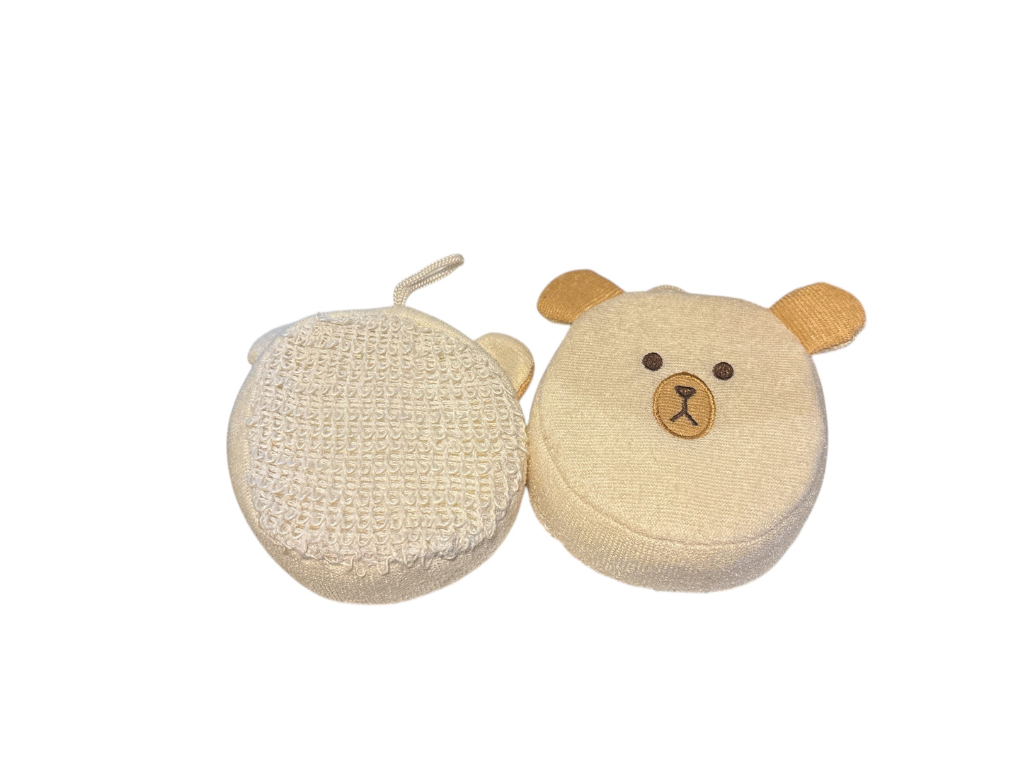Two Sided Bear Bath Sponges