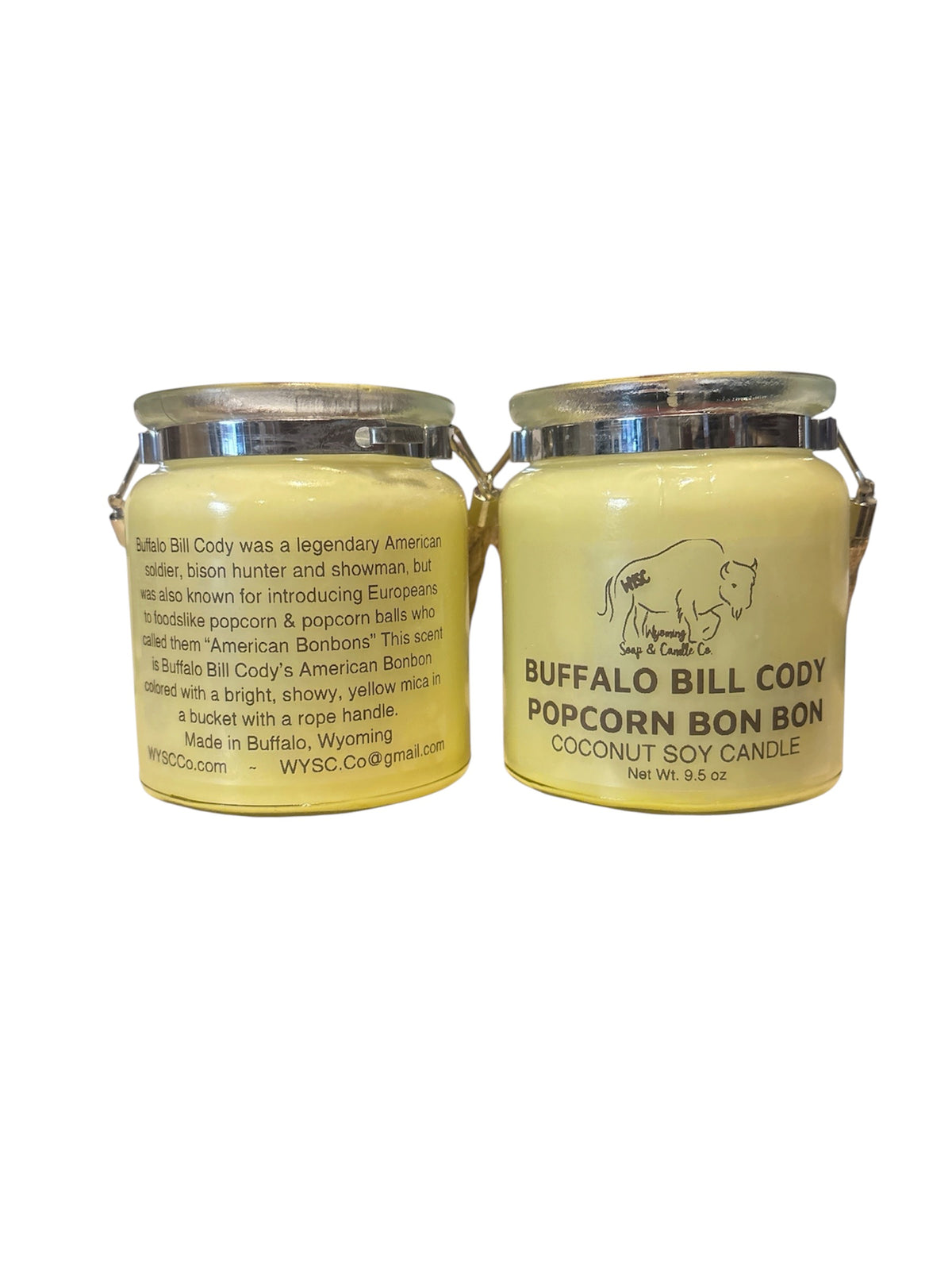 Buffalo Bill Cody - Popcorn Bon Bon Candles 9.5 oz